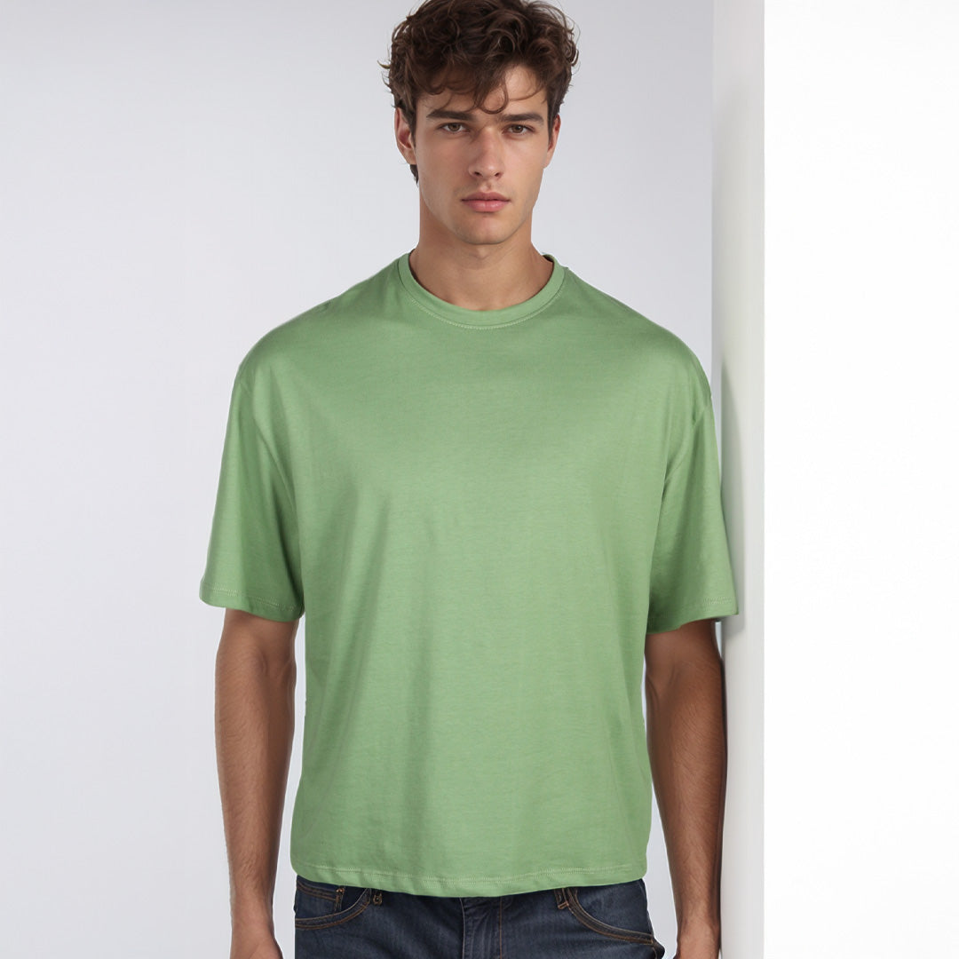 Camiseta Ciel Verde Boxy Fit para hombre – OCRA JEANS