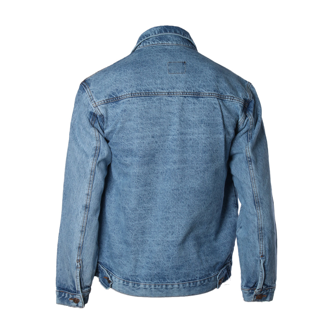 Chaqueta en Jean Stone Claro