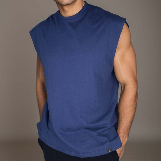 Camisilla Freedom Azul Oscuro Oversize.