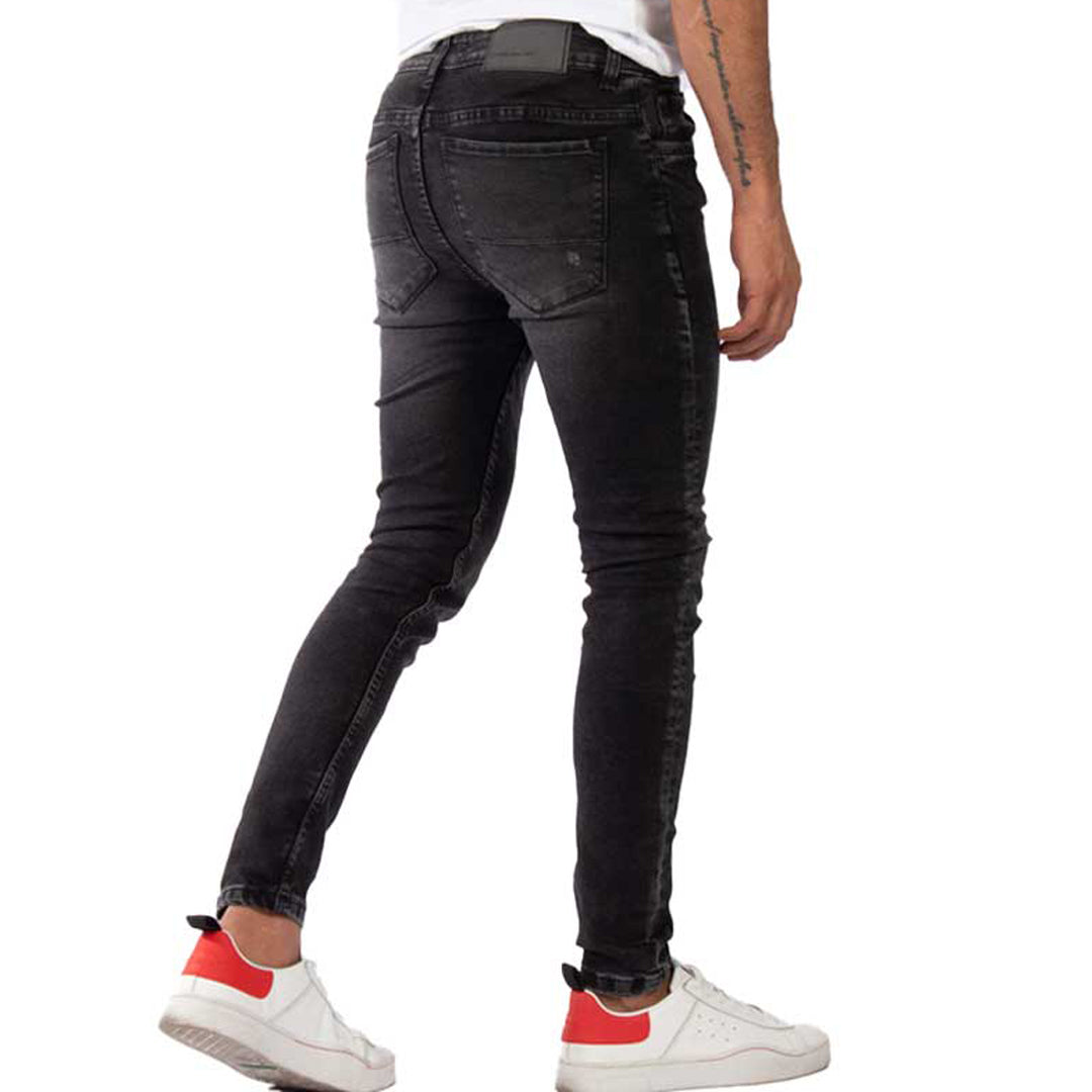 Skinny Jean | Gris Oscuro con Desgastes CL2224