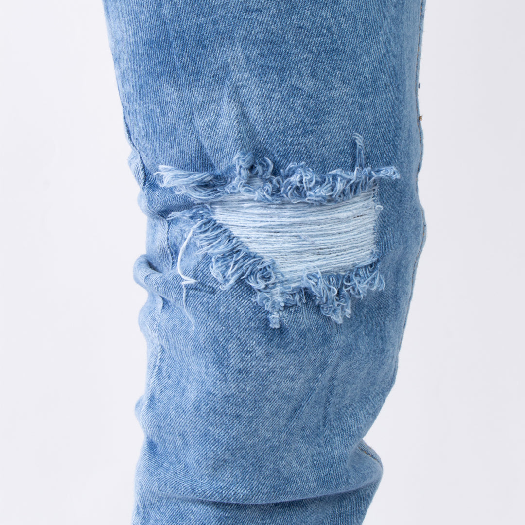 Skinny Jean | Azul Medio con Rotos CL2231