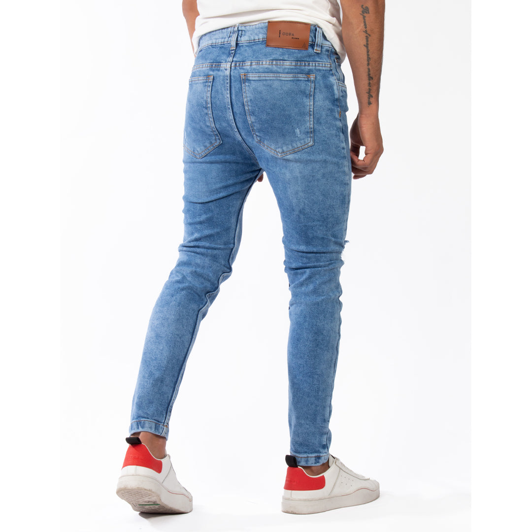 Skinny Jean | Azul Medio con Rotos CL2231
