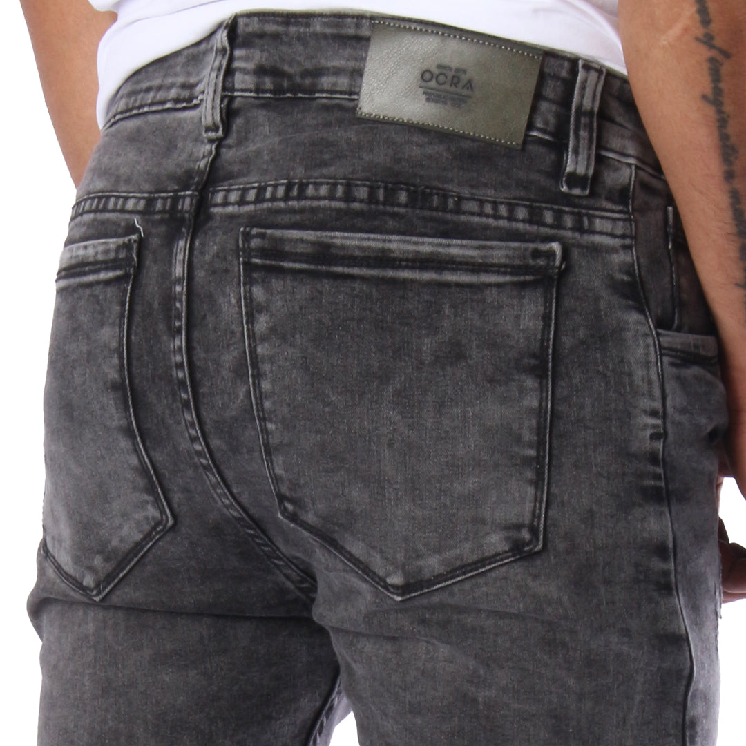 Jean Skinny | Gris con desgastes CL2238
