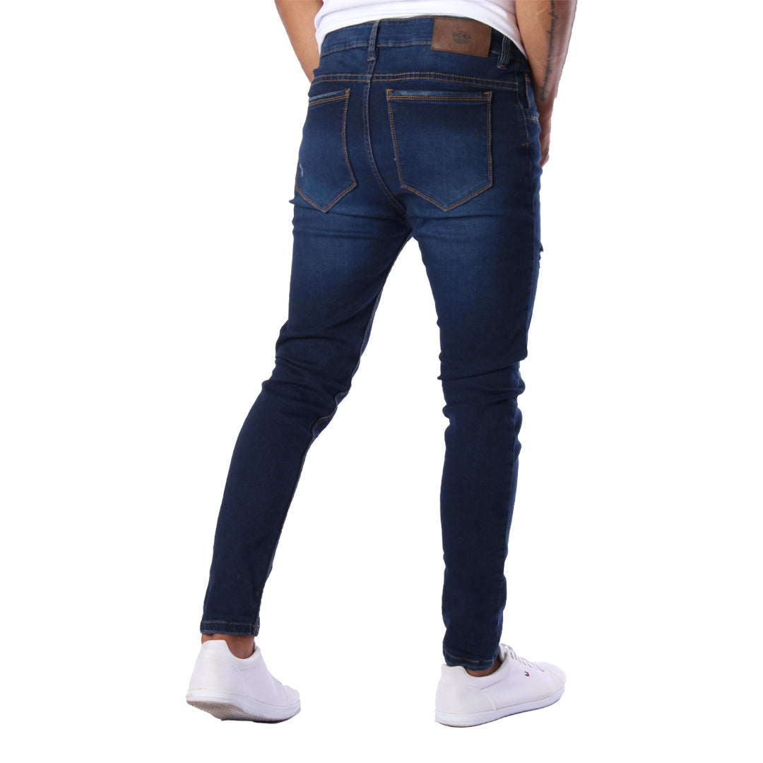 Jean Skinny | Azul Medio con Rotos CL2242
