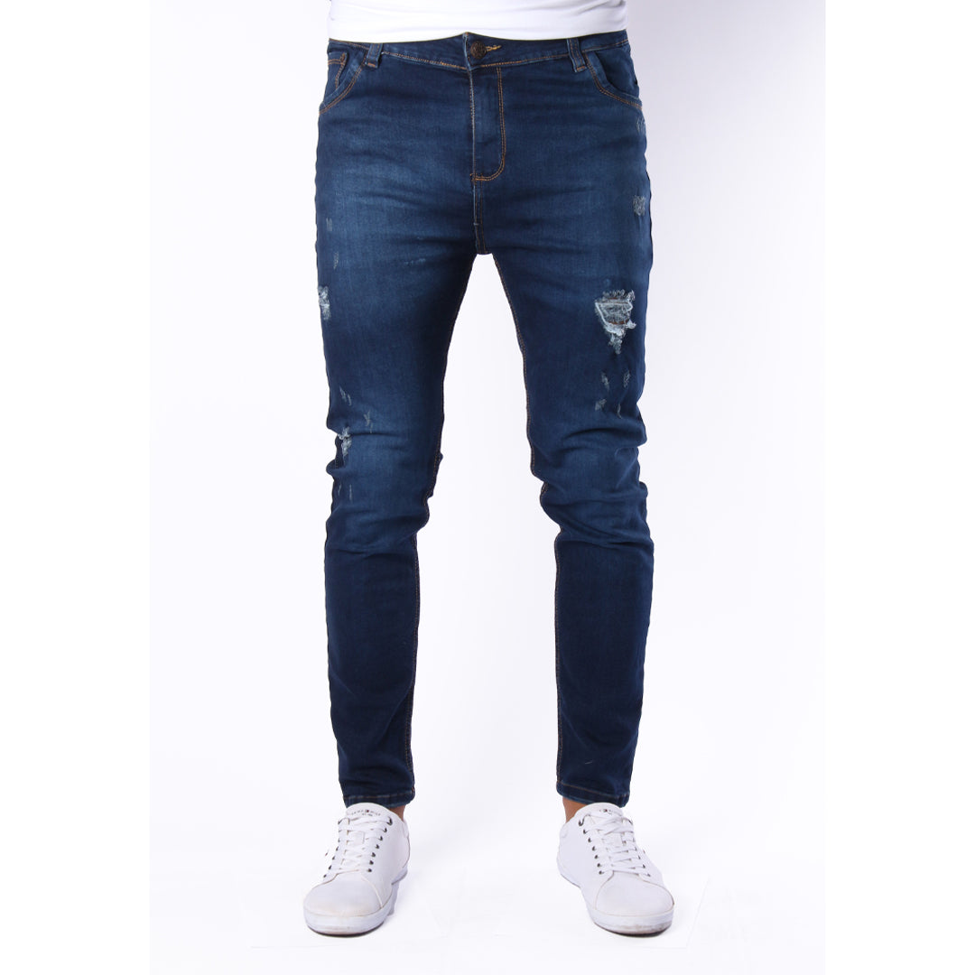 Jean Skinny | Azul Medio con Rotos CL2242