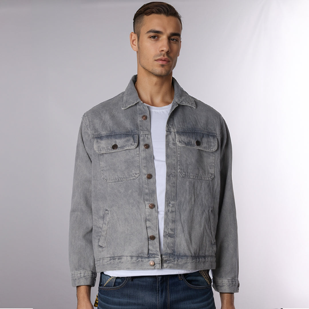 Chaqueta en Jean gris