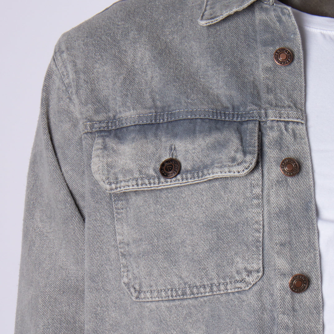 Chaqueta en Jean gris