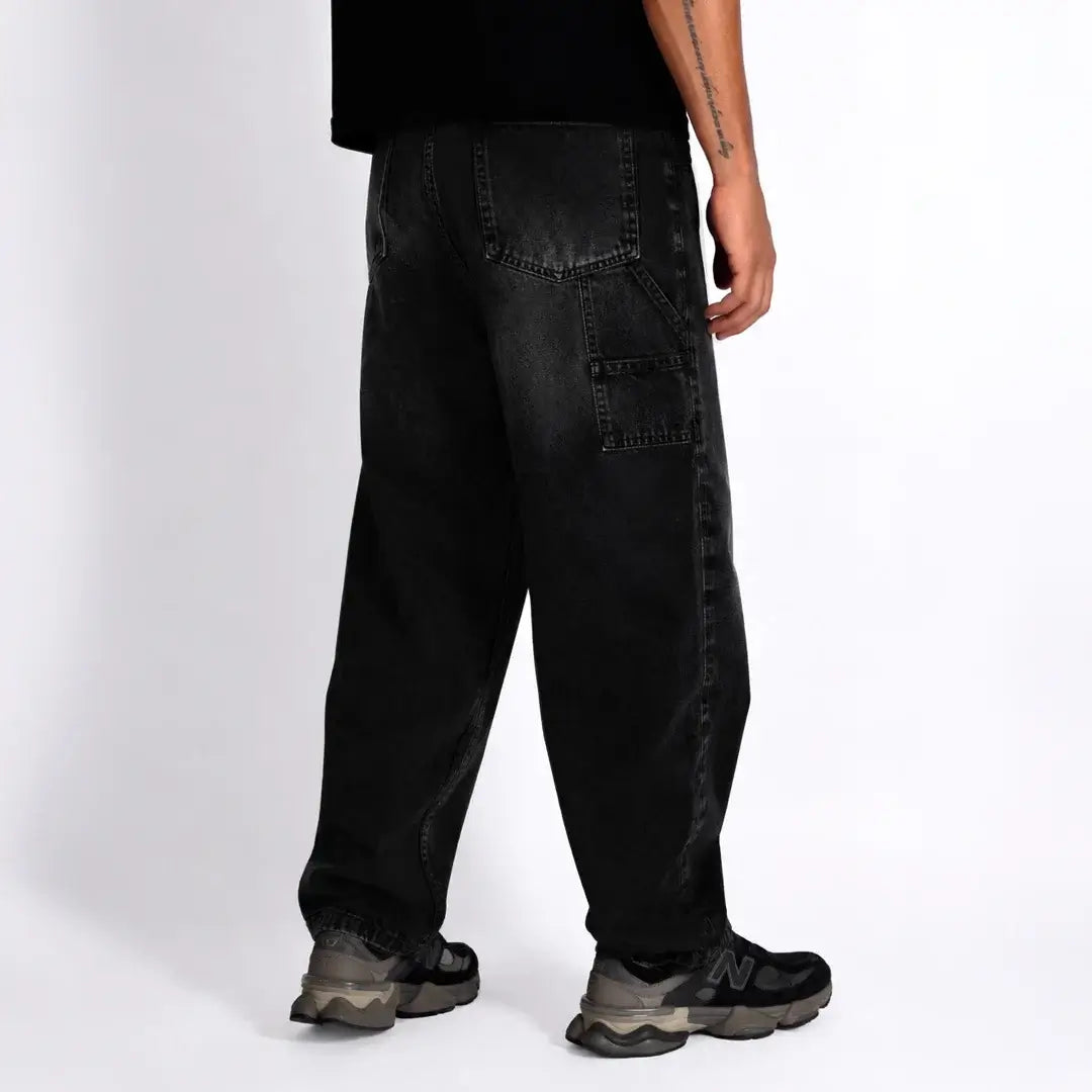 Jean Balloon Fit Negro Desgastado OCRA - espalda