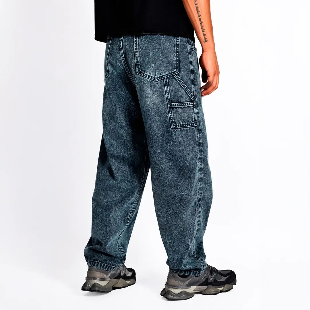 Jean Balloon Fit Azul Frost OCRA - espalda