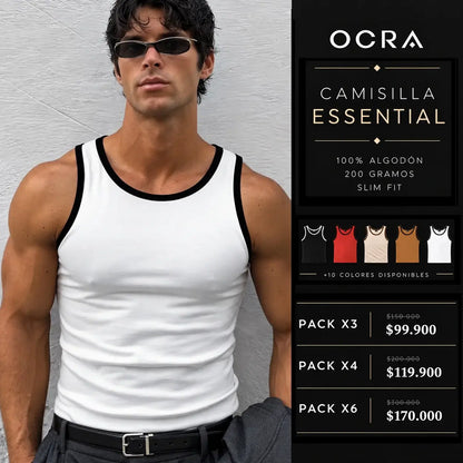 PACK CAMISILLA ESSENTIAL SLIM