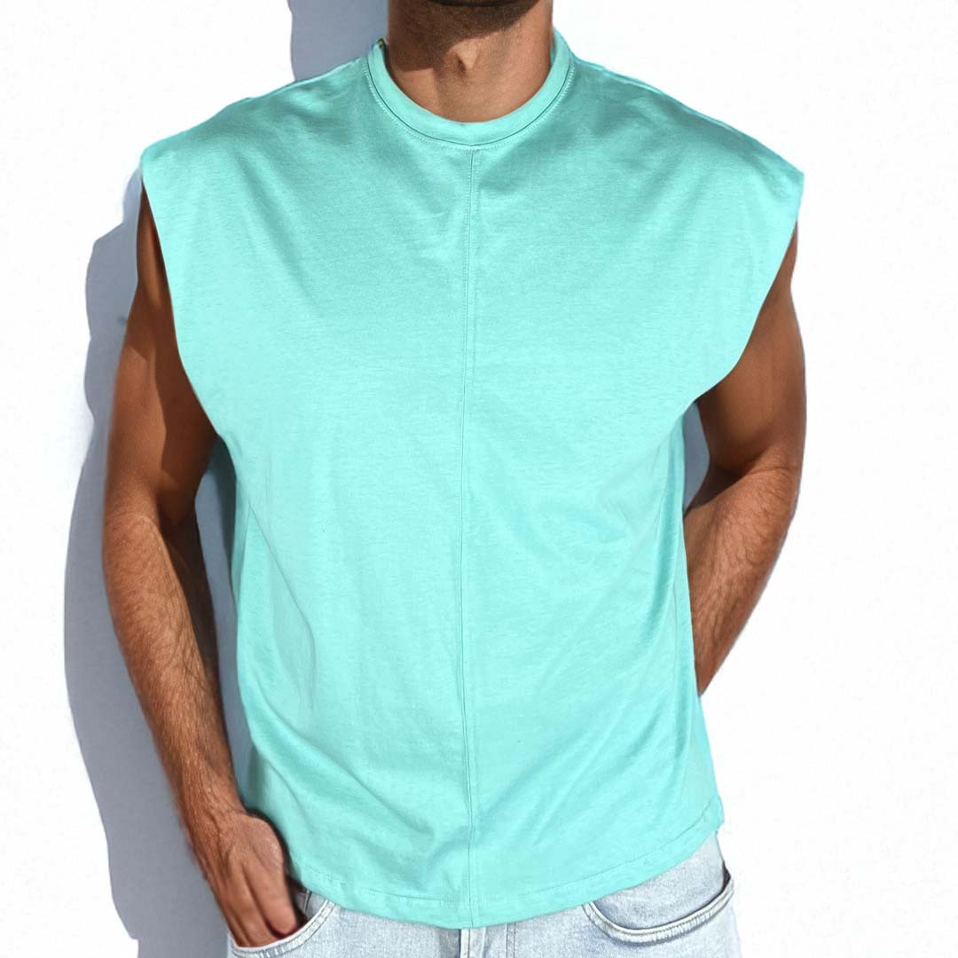 Camisilla Boxa Azul Marino Boxy Fit