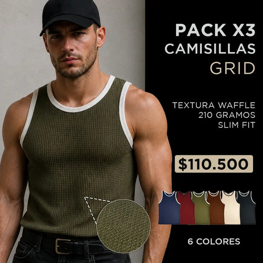PACK CAMISILLA GRID