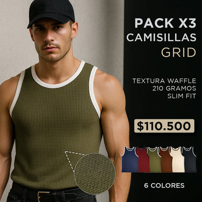 PACK CAMISILLA GRID