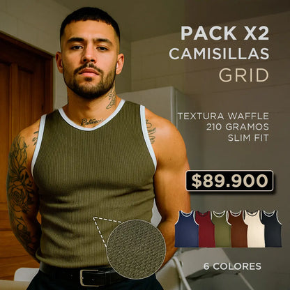PACK CAMISILLA GRID