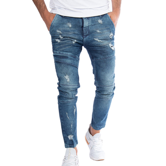 Skinny Jean Azul Medio Verdoso con Desgastes CL2186 para hombre
– OCRA JEANS
