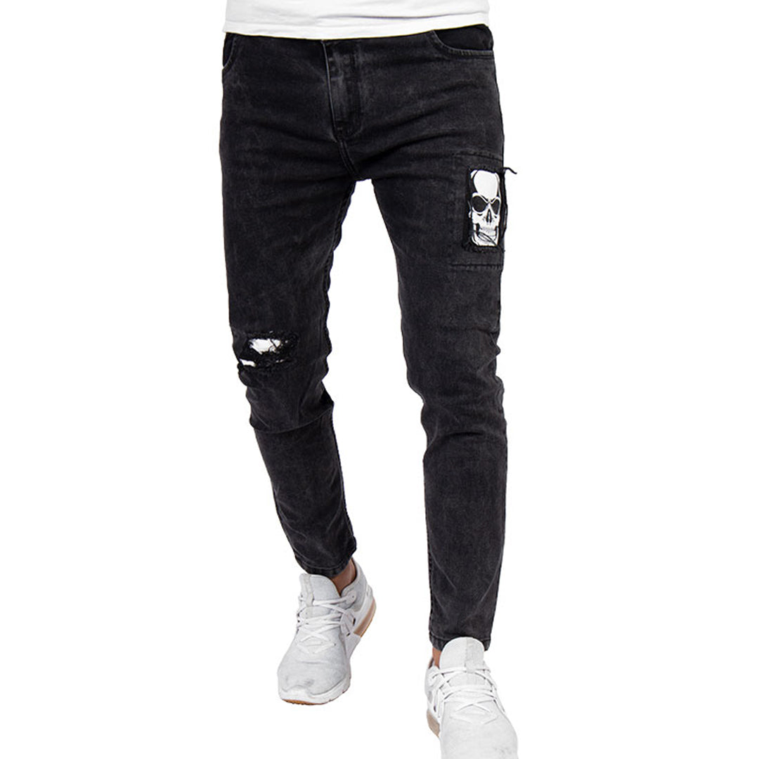 Skinny Jean Negro con Estampado CL2168 para hombre – OCRA
JEANS
