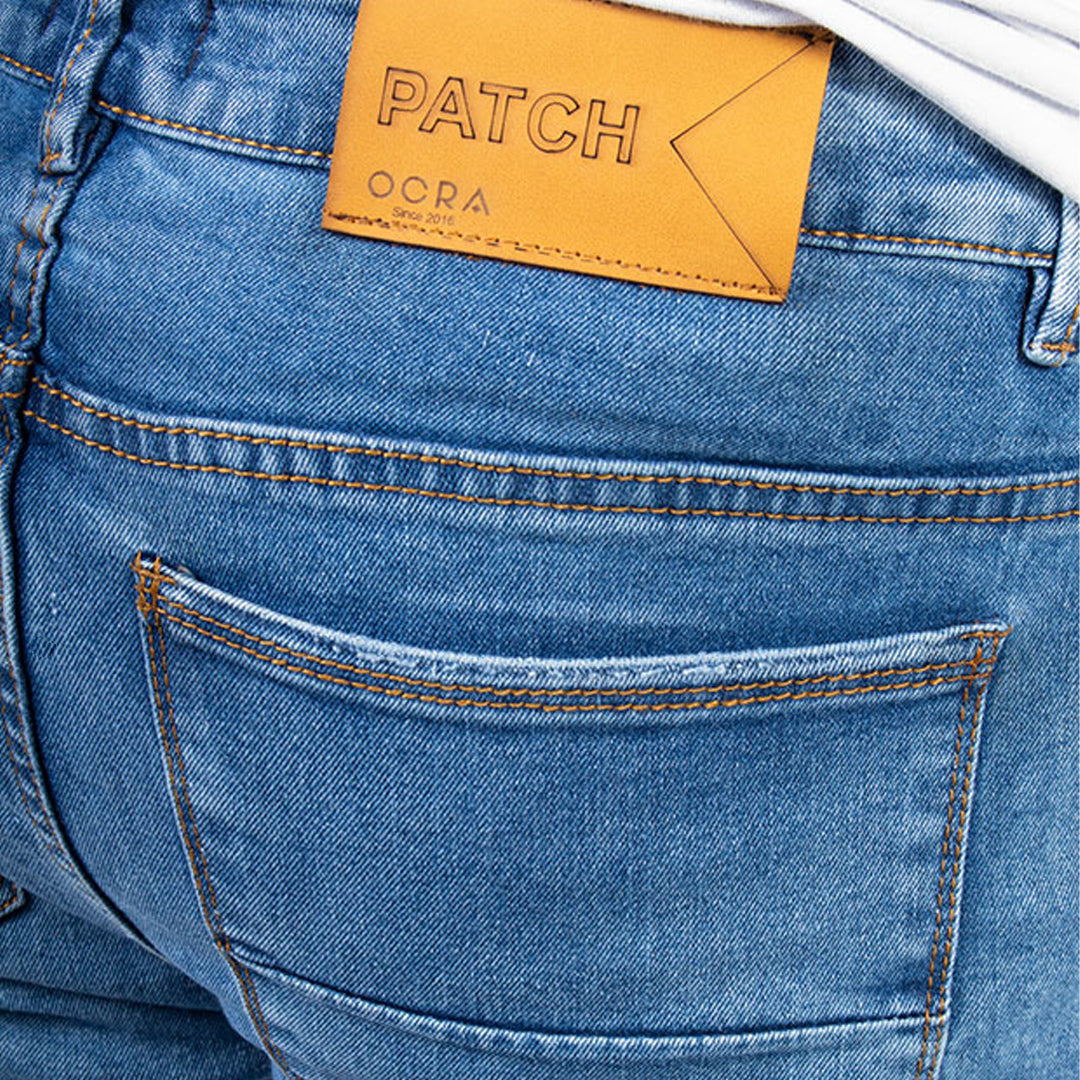 Skinny Jean | Azul Claro con Parche en Rodillas CL2166