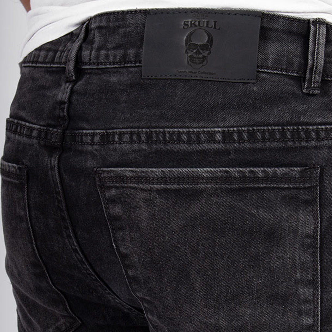 Skinny Jean | Negro con Estampado CL2168