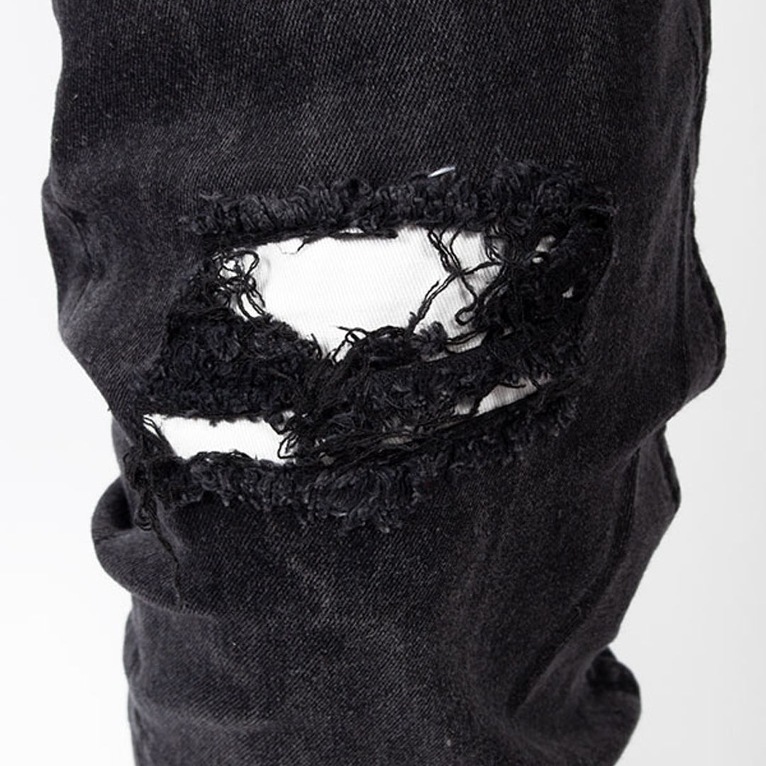 Skinny Jean | Negro con Estampado CL2168