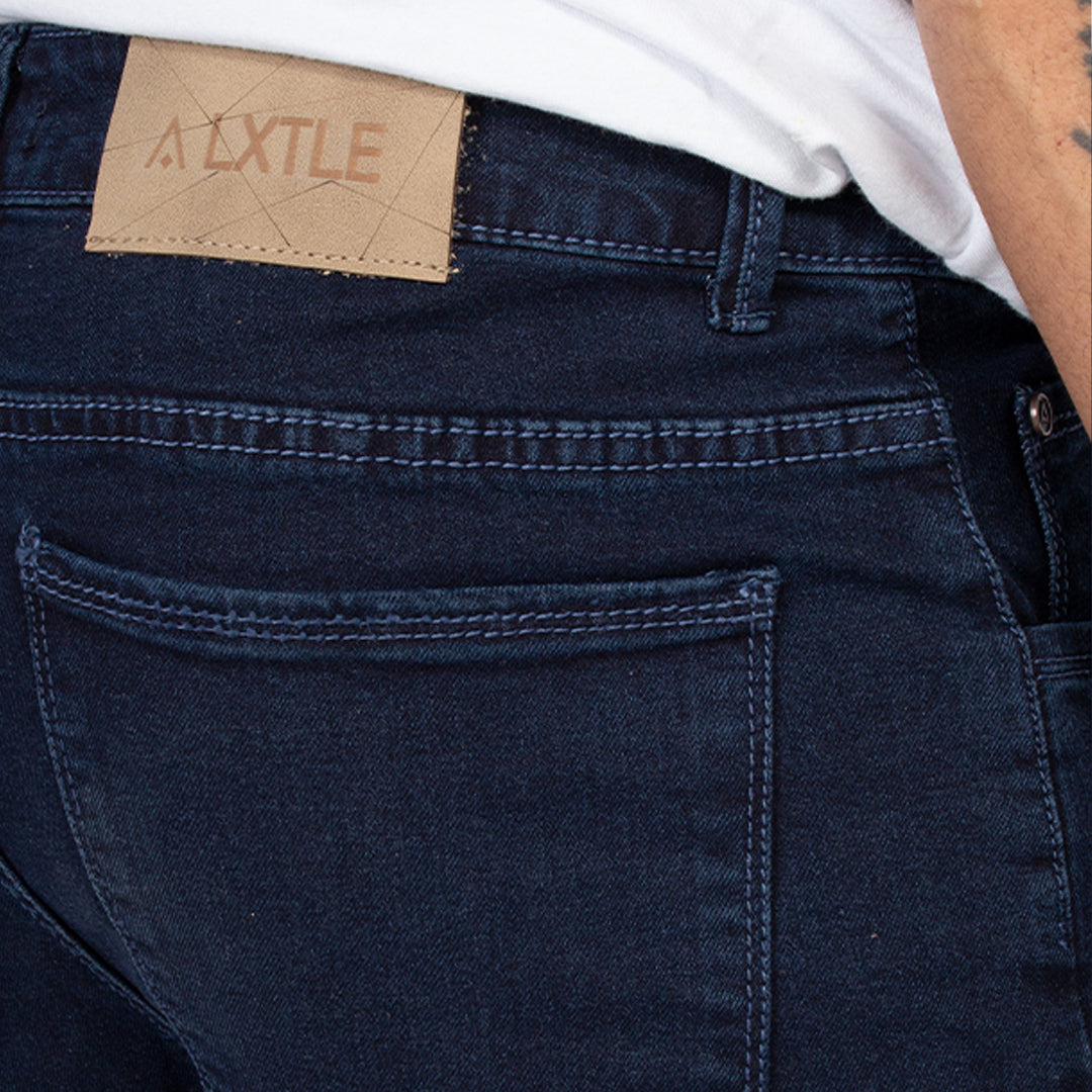Skinny Jean | Azul Petroleo con Desgastes CL2182