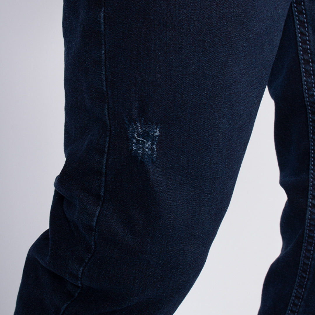 Skinny Jean | Azul Petroleo con Desgastes CL2182