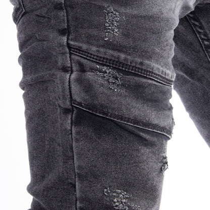 Skinny Jean | Gris con Desgastes CL2189