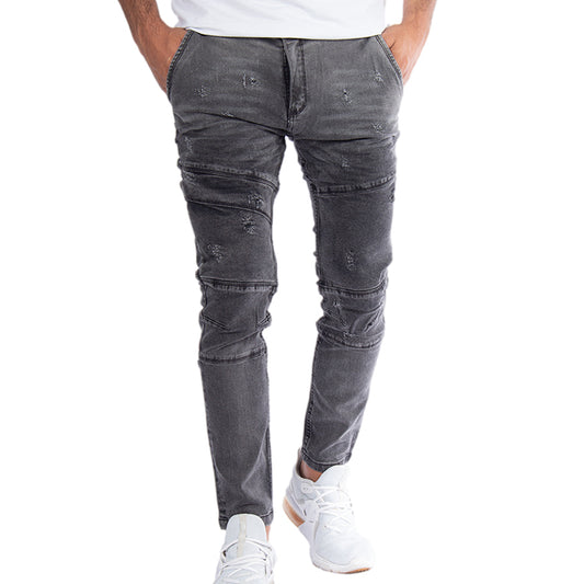 Skinny Jean | Gris con Desgastes CL2189