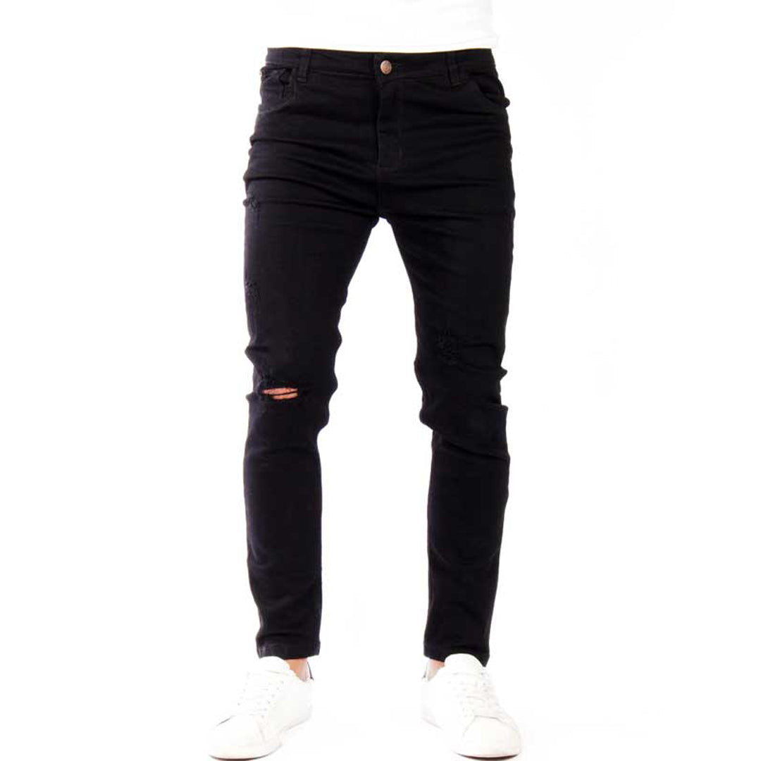 Skinny Jean | Negro con Rotos CL2221