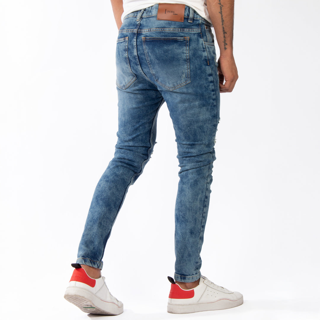 Skinny Jean | Verdoso Frost con Rotos CL2229