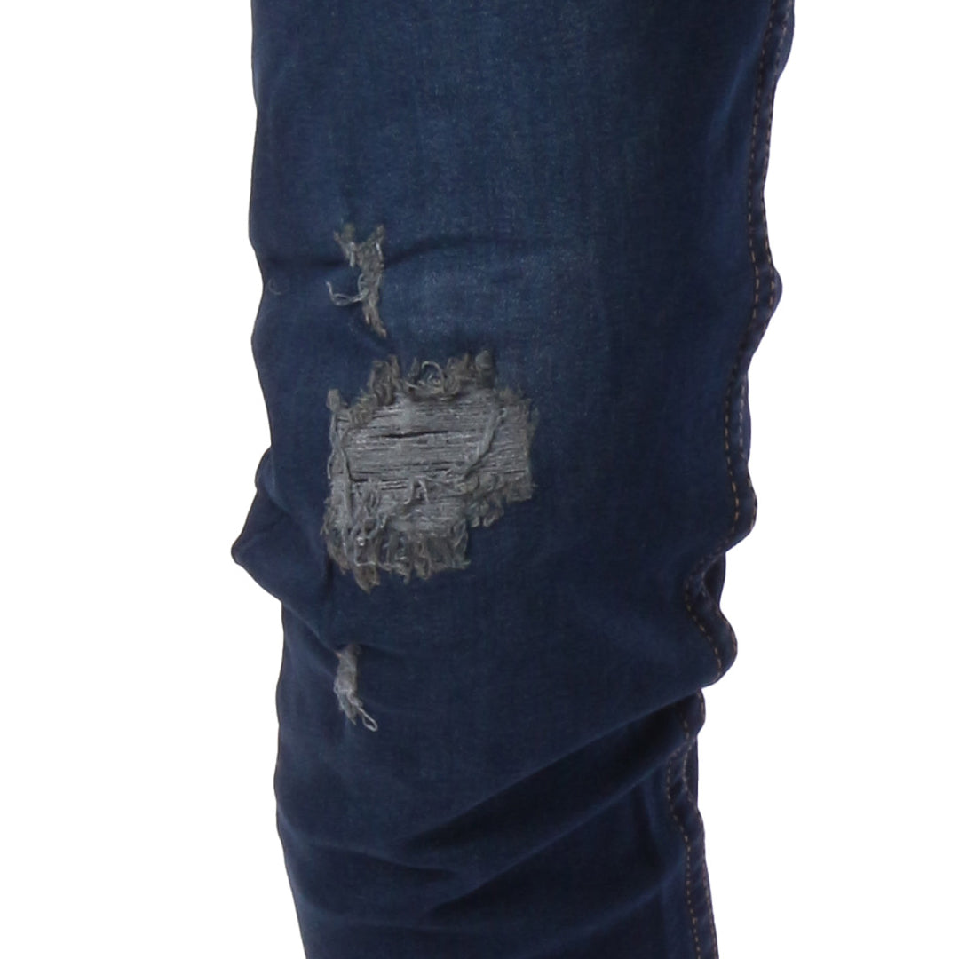 Jean Skinny | Azul Oscuro con Rotos CL2244
