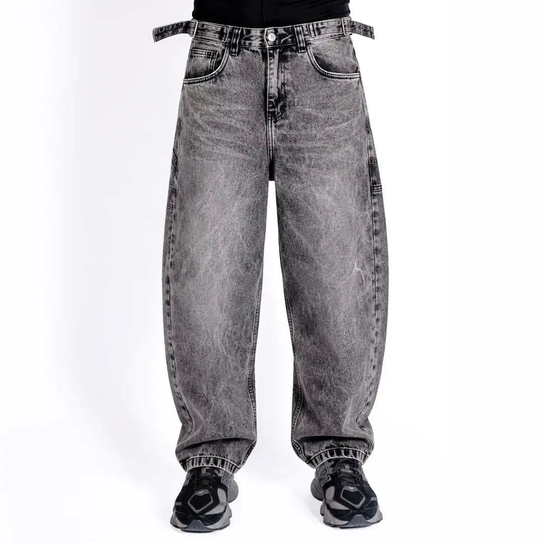 Jean Balloon Fit Gris OCRA - frente