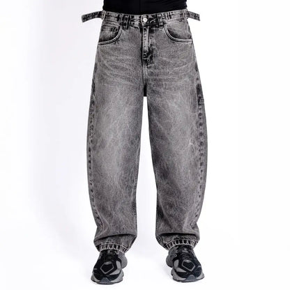 Jean Balloon Fit Gris OCRA - frente