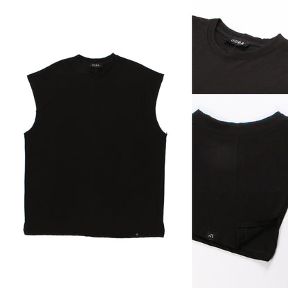 Camisilla Freedom negro Oversize.