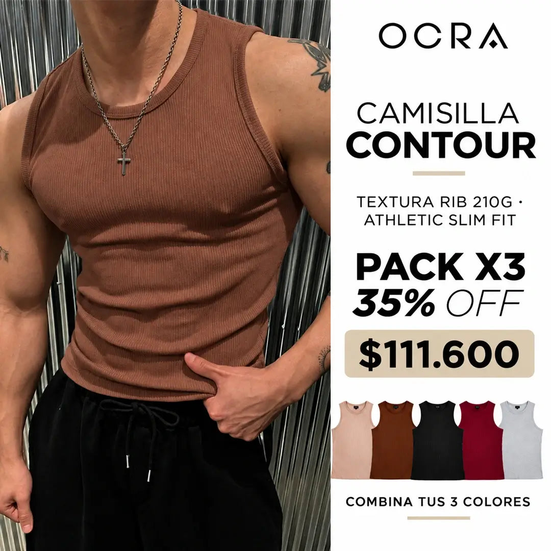 PACK CAMISILLA CONTOUR