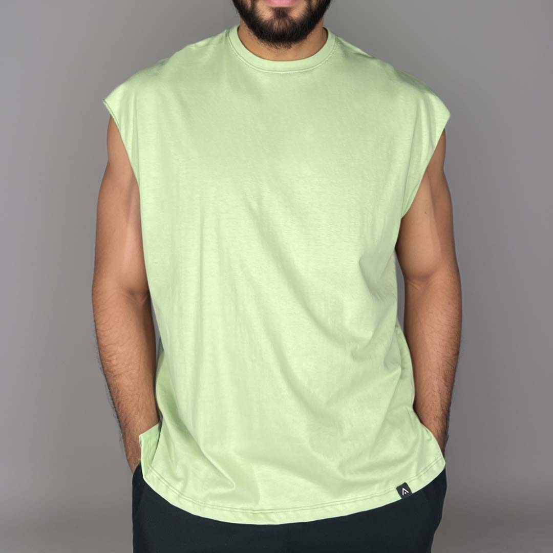 Camisilla Freedom Verde Menta Oversize.